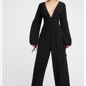 Free People True Lovin Black jumpsuit - never worn